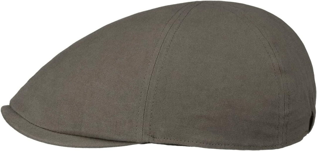 Lipodo Washed Cotton Flatcap Schirmmütze Schiebermütze Baumwollcap Herren - mit Schirm Frühling-Somm