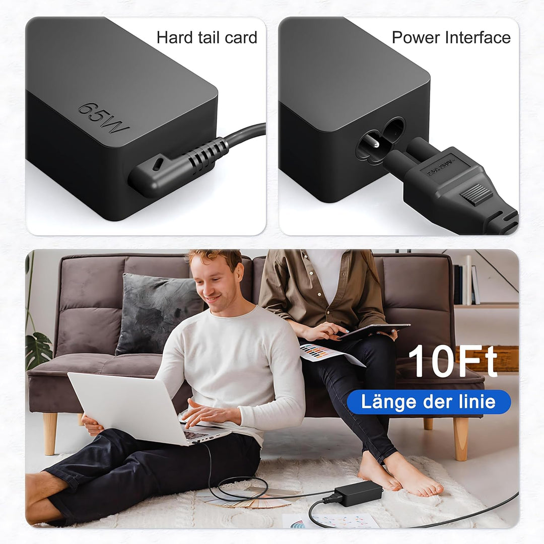 65W USB C Netzteil für Lenovo Ladekabel Laptop Ladegerät für LenovoThinkpad/IdeaPad/Touch/Yoga/Chrom