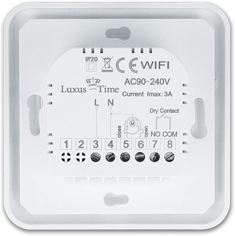 Luxus-Time WLAN Raumthermostat WiFi Heizungsthermostat Fussbodenheizung mit Rahmen Anderer Herstelle