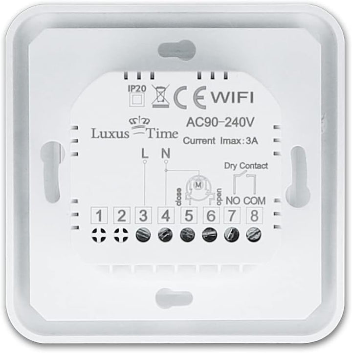 Luxus-Time WLAN Raumthermostat WiFi Heizungsthermostat Fussbodenheizung mit Rahmen Anderer Herstelle