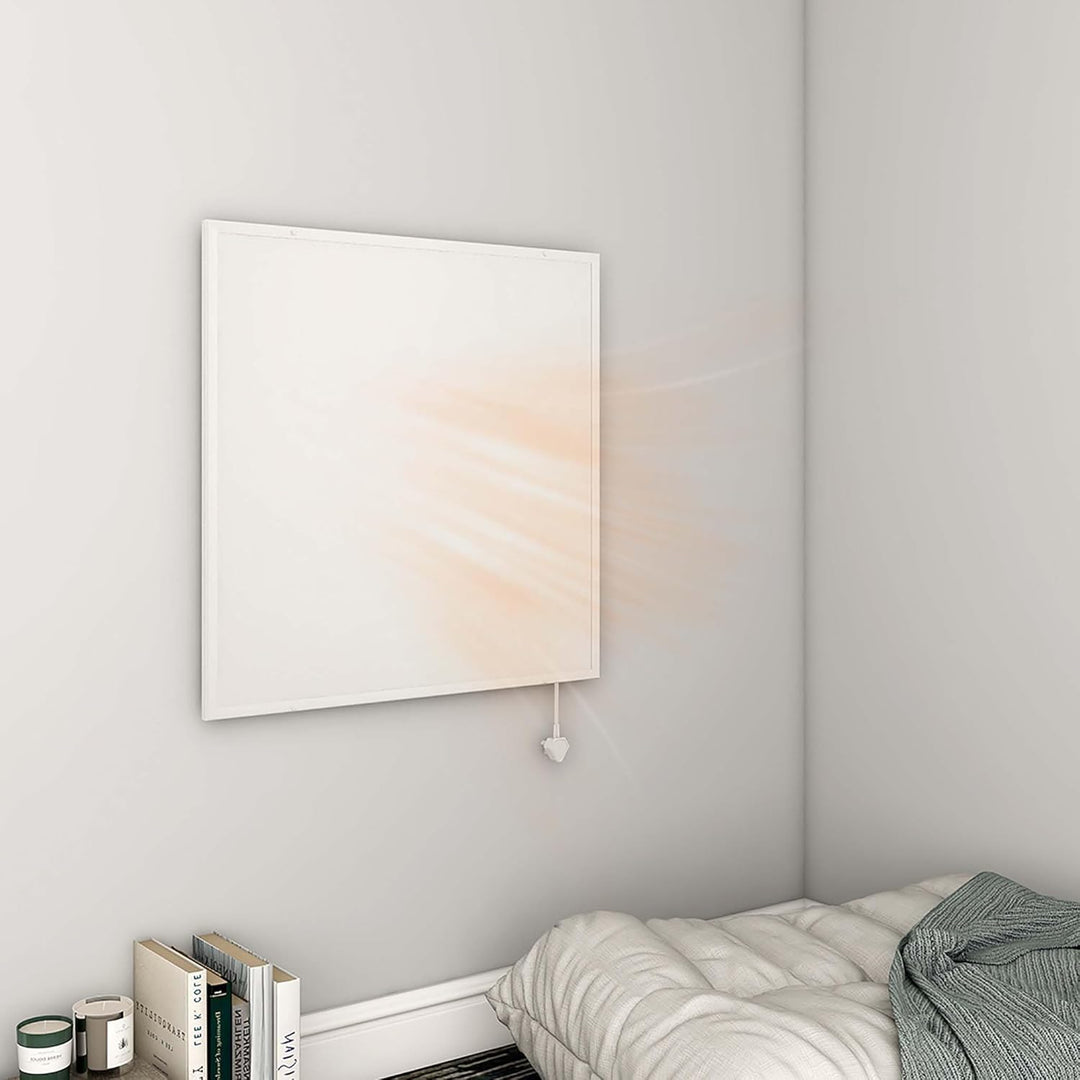 Wiltec Infrarotheizung 290 Watt, energieeffizienter Heizkörper, Wandmontage Elektroheizung, Heizpane
