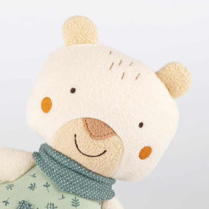 SIGIKID 39773 Spieluhr Bär, yellow für Mädchen und Jungen von 0 bis 36 Monaten Mint/Weiss/Bär, Mint/