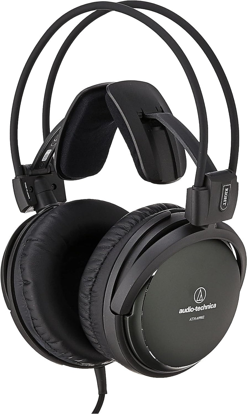 Audio-Technica A990Z Geschlossener Hi-Fi-Kopfhörer Dunkelgrün Metallic Gehalten Geschlossener HiFi-K