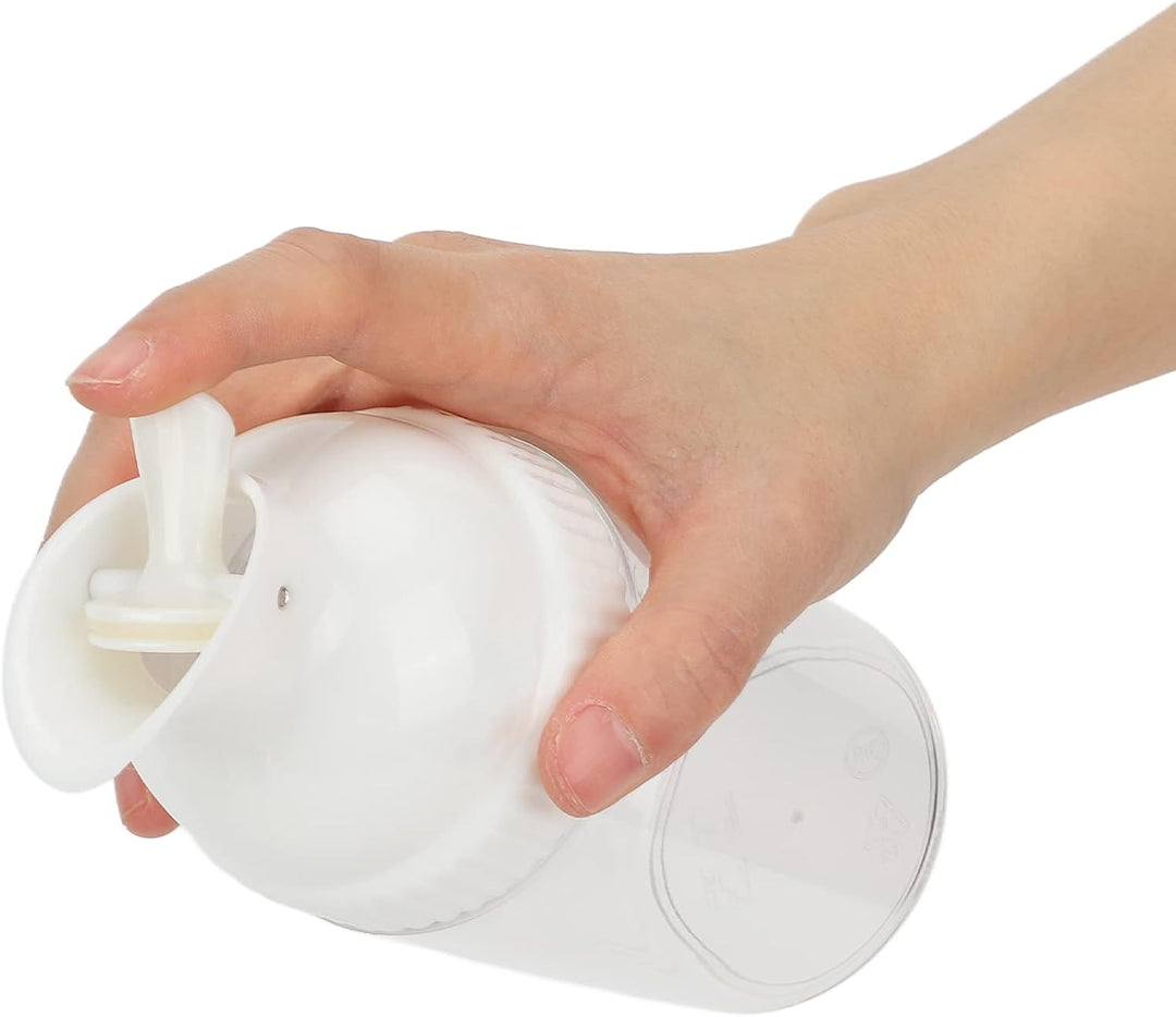CCYLEZ Salat-Dressing-Shaker, 200 ml Salat-Dressing-Glas mit Deckel, Gute Griffe für die Küche, verh
