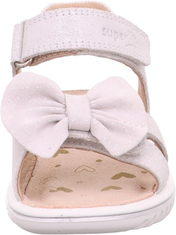 Superfit Mädchen Sparkle Sandale 26 EU Weiss 1000, 26 EU Weiß 1000