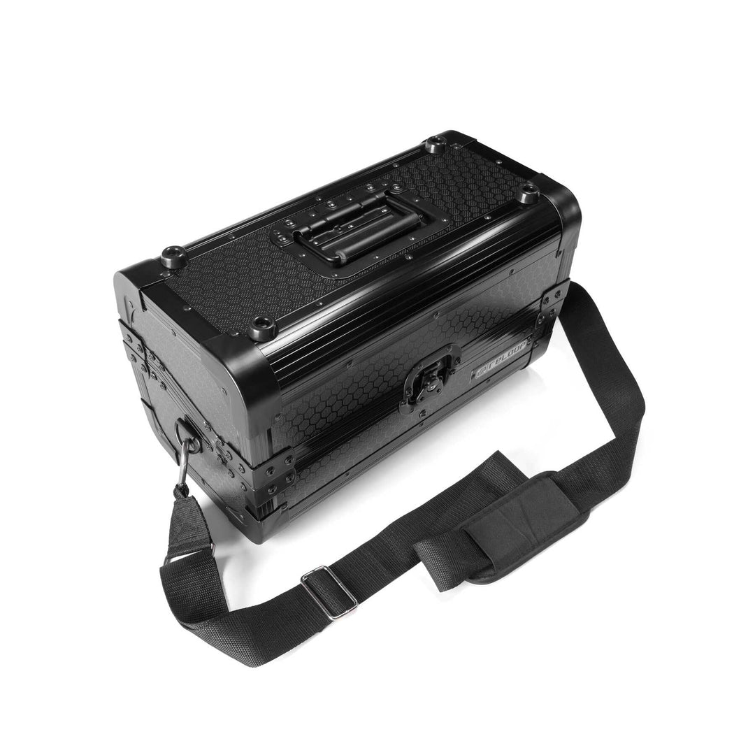 Reloop 7'' Record Case 150 Black - Robuste Konstruktion mit kratzfester Hexa-Oberfläche in mattem Sc