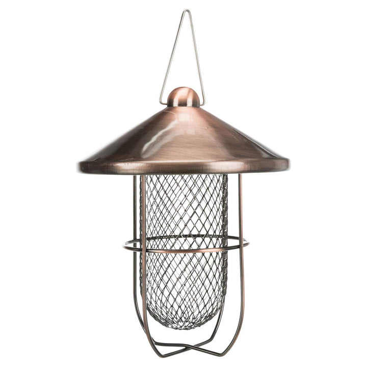 Trixie 55653 Futterspender mit Schutzgitter, Metall, 500 ml/ø 19 × 26 cm, Kupfer Kupfer 19, Kupfer 1