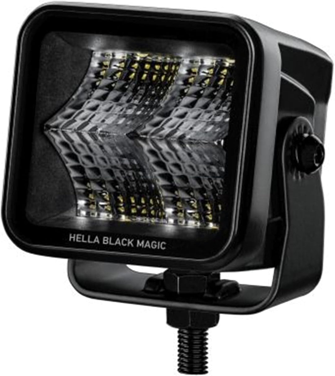 HELLA LED Scheinwerfer Black Magic Cube 2.7'' - 12/24V - 1400lm quadratisch Zusatzscheinwerfer - Anb