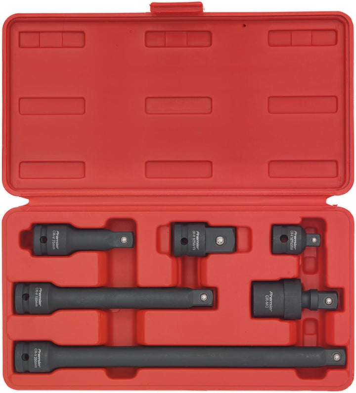 Sealey AK5514 Set mit 1/2 Zoll Kraft-Adapter und Verlängerungsstange 1 Stahlgriffe, 1 Stahlgriffe