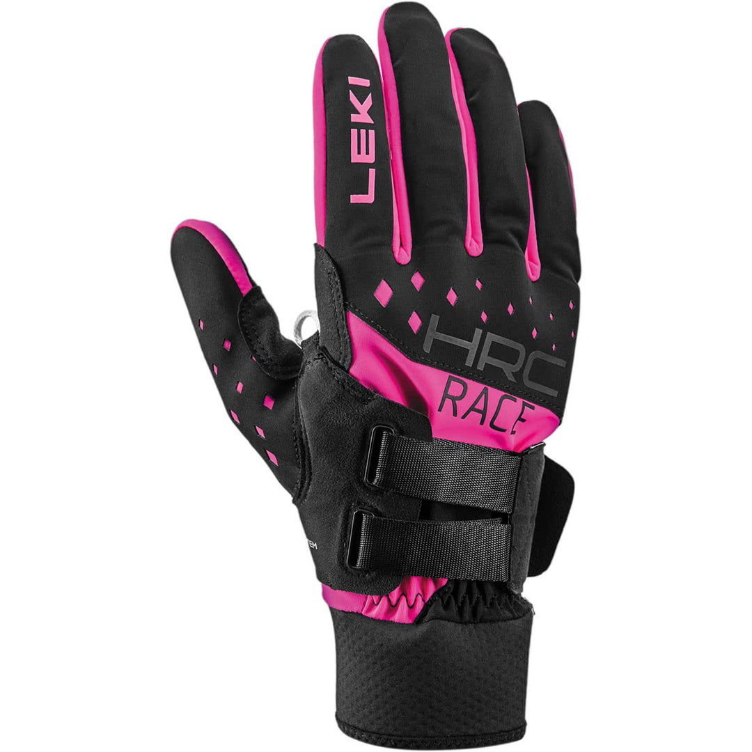 LEKI HRC Race Shark Handschuhe EU 7 black-pink, EU 7 black-pink