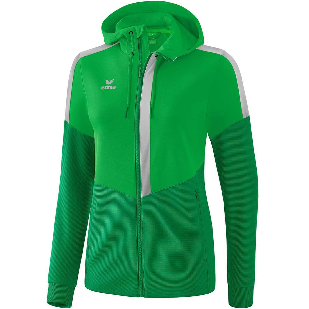 Erima Squad Präsentationsjacke Damen Damen 36 Fern Green/Smaragd/Silver Grey, 36 Fern Green/Smaragd/