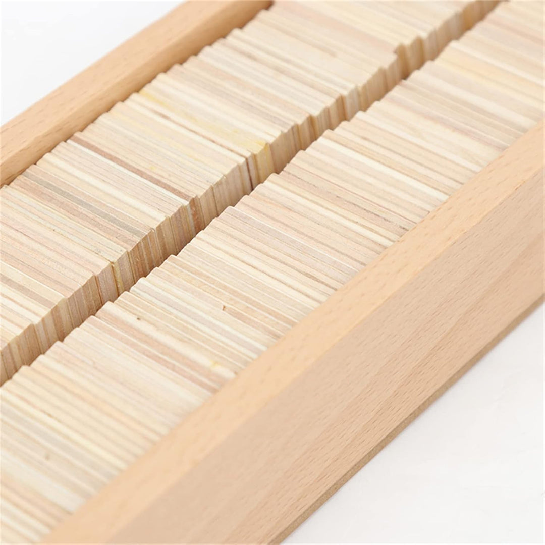 Adena Montessori Zahlenbrett 1–100 aus Holz – Mathe Lernspielzeug für Kinder ab 3 Jahren – Rechenbre