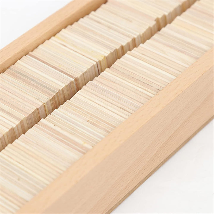 Adena Montessori Zahlenbrett 1–100 aus Holz – Mathe Lernspielzeug für Kinder ab 3 Jahren – Rechenbre