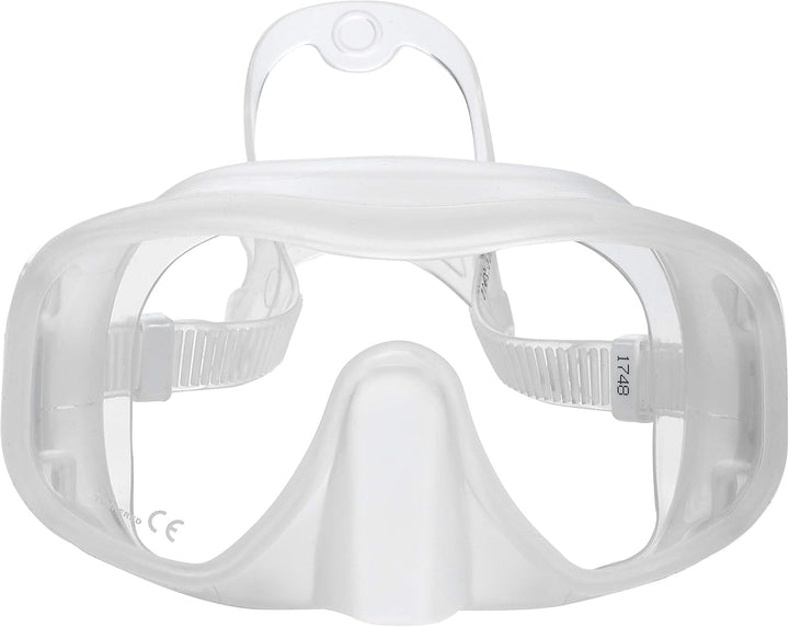 Mares 411056, Maske Silikon Unisex Erwachsene Einheitsgrösse, Bianco Chiaro