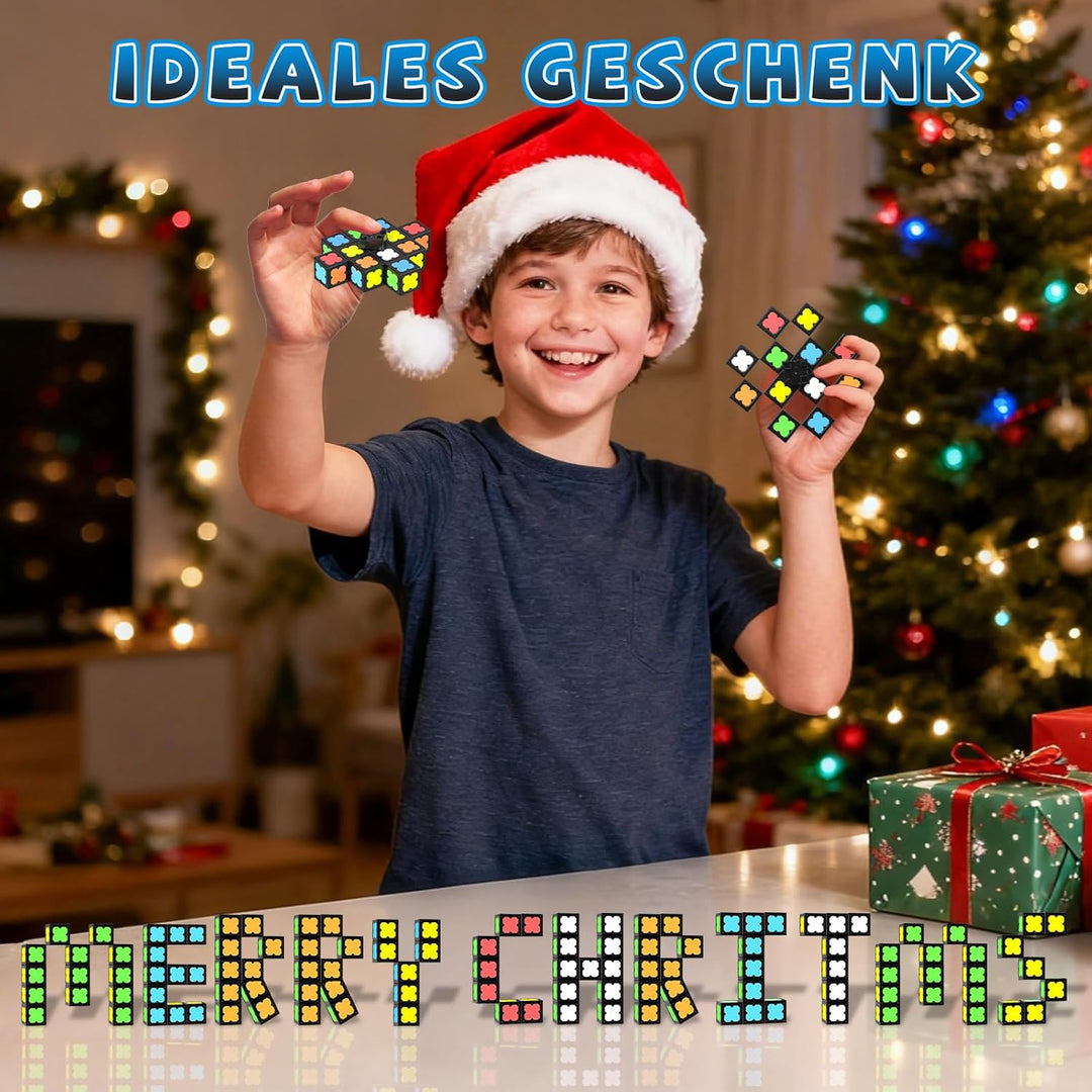 Magnetische Fidget Toys Kinder Teen Erwachsene, Fidget Spinner mit 12 im Dunkeln Leuchtenden Magneti