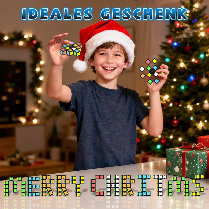 Magnetische Fidget Toys Kinder Teen Erwachsene, Fidget Spinner mit 12 im Dunkeln Leuchtenden Magneti