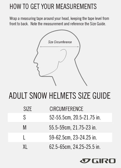 Giro Naht Herren Snow Helm L Matte Pewter, L Matte Pewter