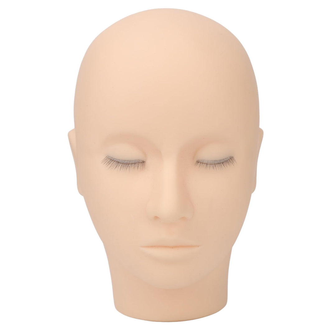Wimpern-Mannequin-Kopf, 3 Schichten Silikon-Wimpern-Mannequin-Kopf mit Augenlidern, Wimpernverlänger