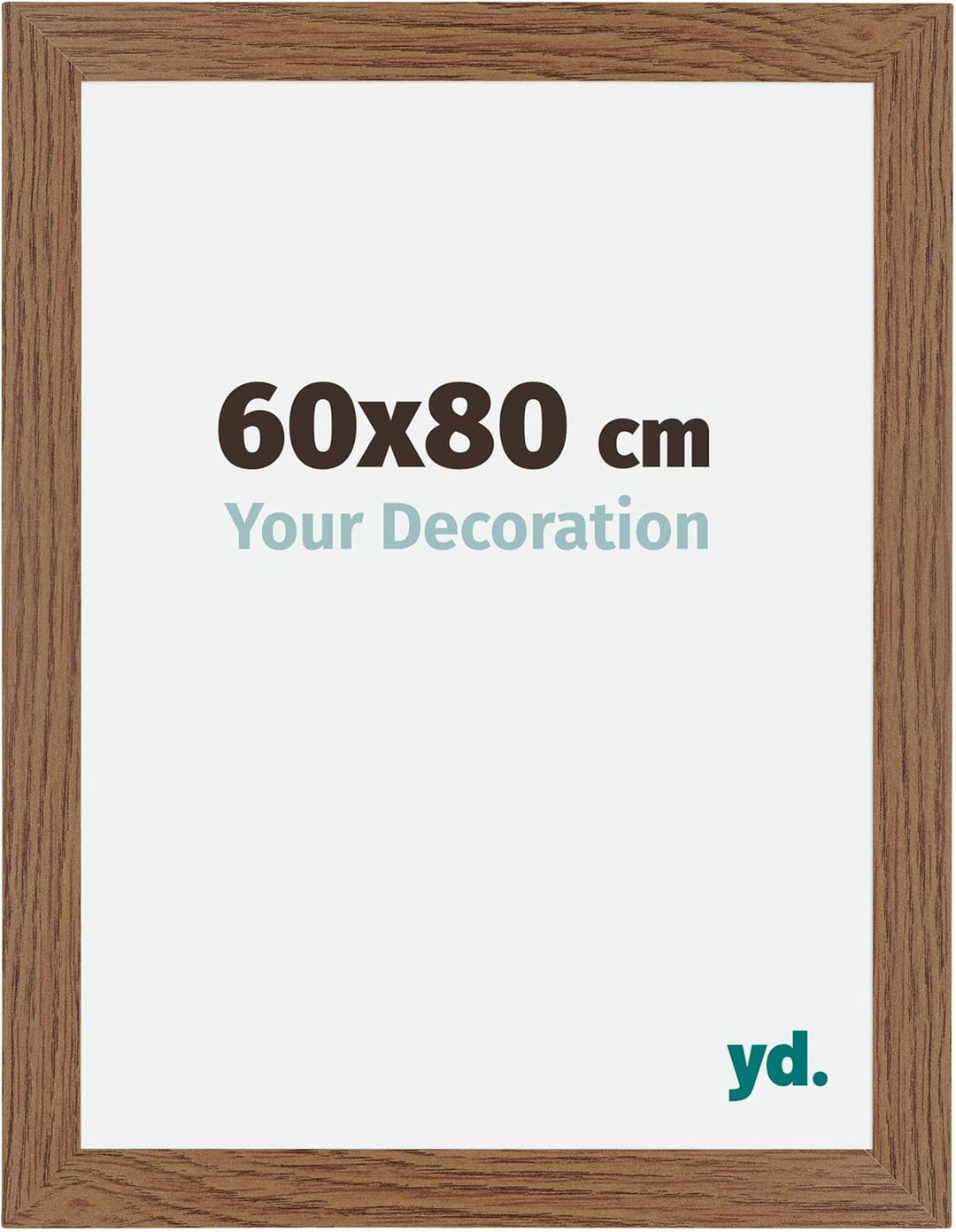 yd. Your Decoration - Bilderrahmen 60x80 cm - Bilderrahmen aus MDF mit Acrylglas - Antireflex - Ausg