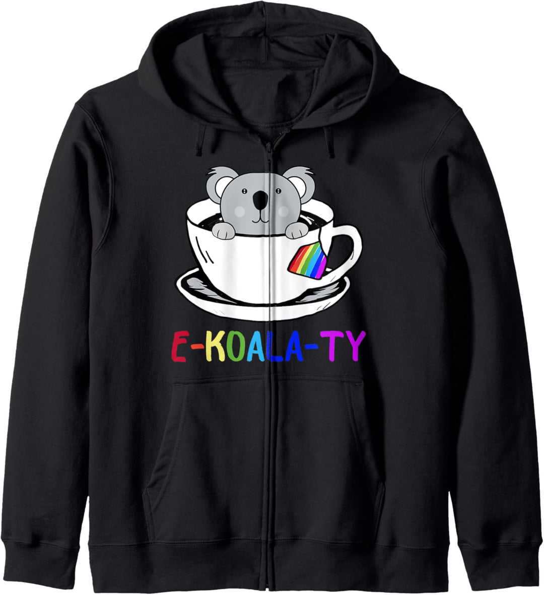 Regenbogen-Flagge Gay Pride Koala Geschenkidee LGBT Kapuzenjacke