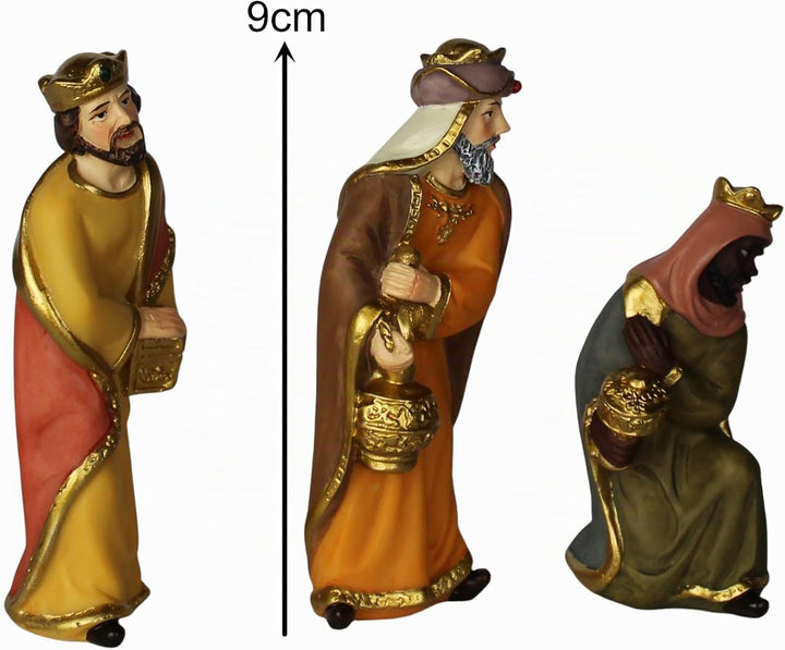 ZICOM Krippenfigurenset Hebron barock ca. 9cm 12-TLG. Polyresin handbemalt