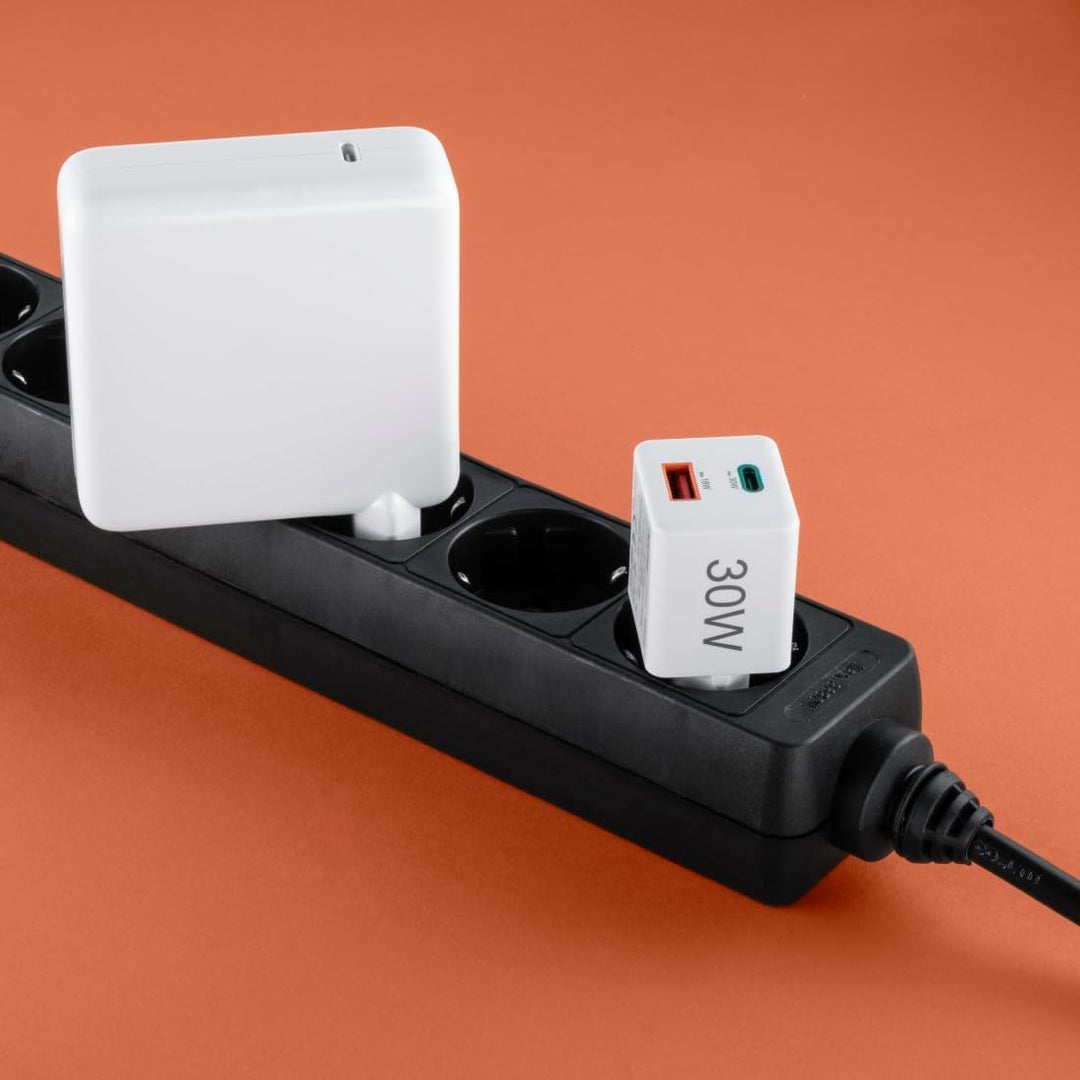 Hama Schnellladegerät USB (Ladegerät mehrfach, USBC, USBA, Universal Ladegerät Handy Tablet, Netzste