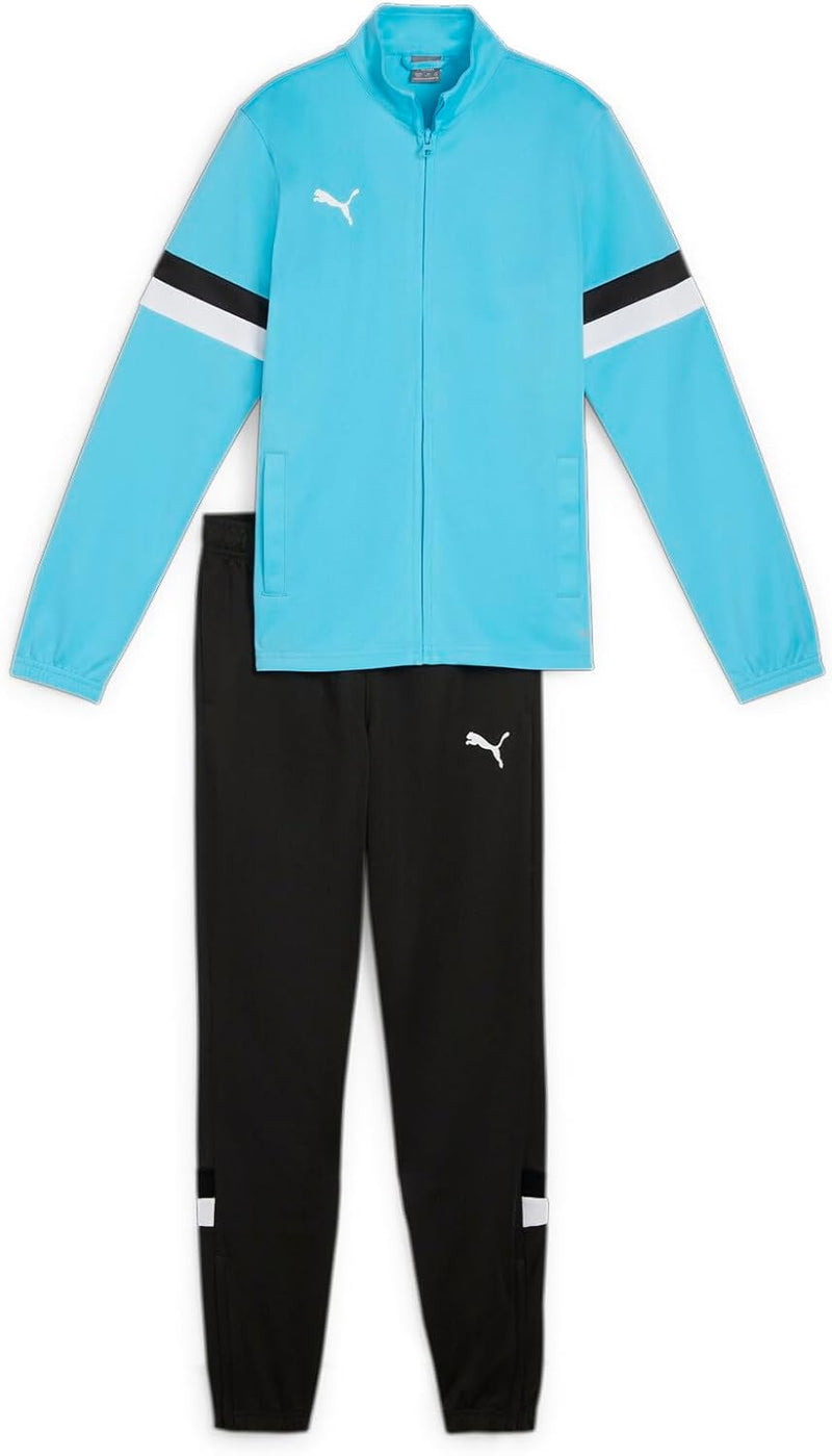 PUMA Jungen Individualrise Trainingsanzug Jr Trainingsanzug 128 Bright Aqua-PUMA Schwarz, 128 Bright