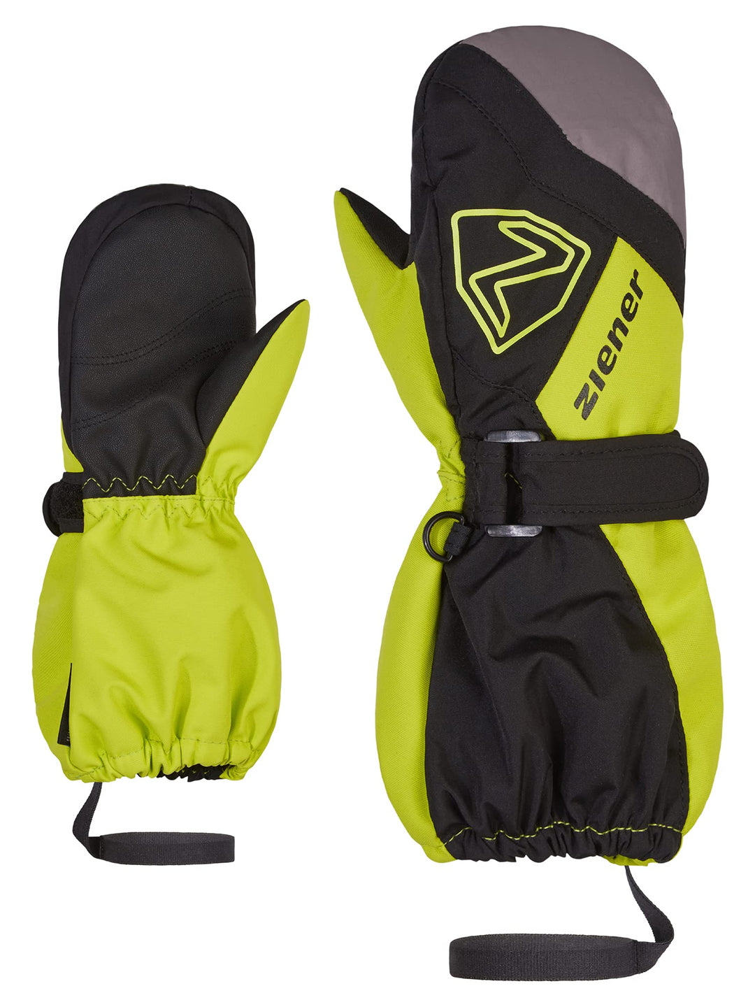 Ziener Unisex Baby Laurus Mitten Ski-Fäustling/Winter | wasserdicht, Lange Stulpe, reflektierend 104