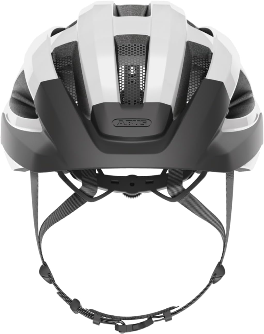 ABUS Rennradhelm Macator - sportiver Fahrradhelm für Einsteiger - auch für Zopfträger/-innen - für D