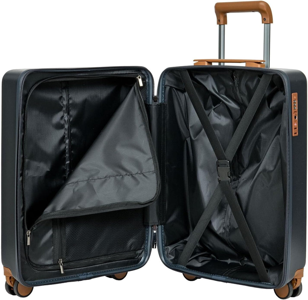 Brics Ravenna - 4-Rollen-Kabinentrolley S 55 cm Grau, Grau