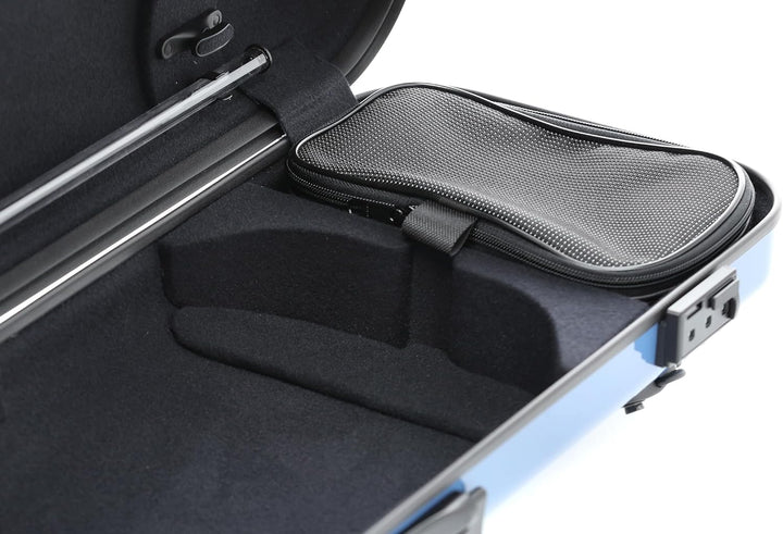 GEWA Violinkoffer AIR 2.1 blau hochglanz, mit zusätzlichem Seitengriff, Made in Germany blau mit zus