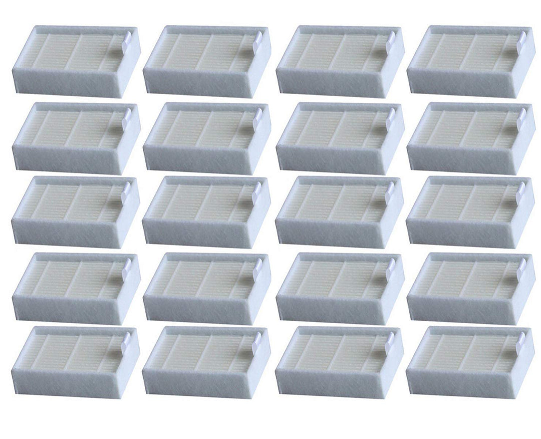 WuYan 20 Stück Hepa-Filter für Ilife Staubsauger, Ersatzfilter für Ilife v3 v3s v3s pro v5 v5s v5s p
