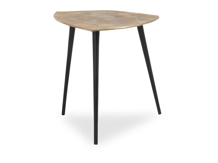 M2 Kollektion Singh 1 Couchtisch/Beistelltisch/Tischset, Metall, gold, Durchmesser, Höhe 40cm
