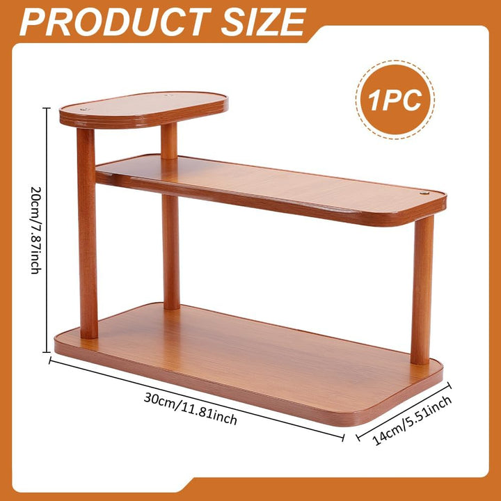 UNICRAFTALE Parfüm Organizer Mit Einer Ebene Für Die Arbeitsplatte Badezimmer Organizer Aus Holz Mak