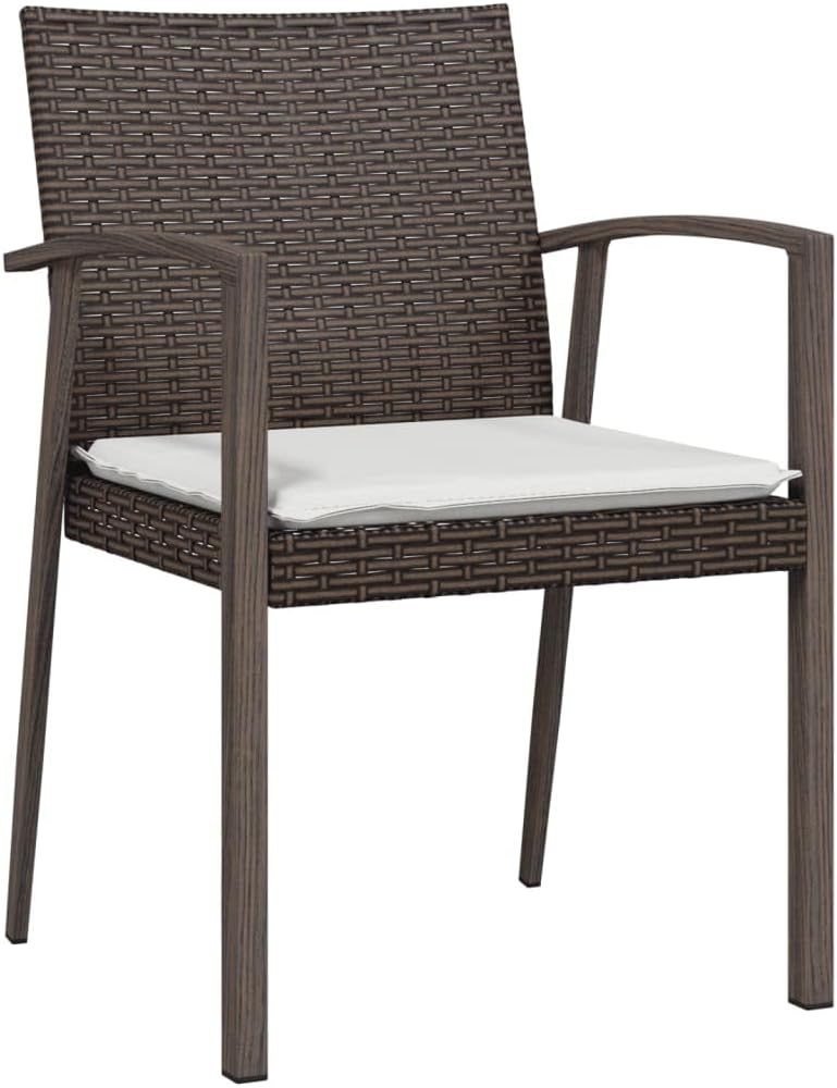 Festnight Poly Rattan Sitzgruppe Gartenmöbel Set Garten Essgruppe 4 Personen Gartenmöbel Set mit 6 G
