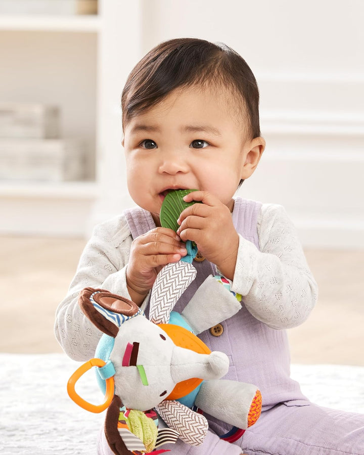Skip Hop Bandana Buddies Aktivitätsspielzeug, Plüschtier für Babys und Kinder, mehrfarbig, Elefant E