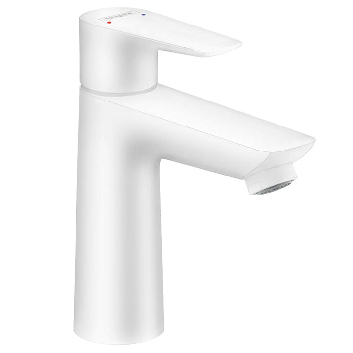 hansgrohe Wasserhahn Talis E (wassersparende Armatur mit hohem Auslauf 110mm, Zugstangen- Ablauf), M
