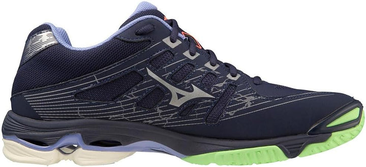 Mizuno Unisex WellenspannungVolleyball 39 EU Eveblue Techgreen Iolite, 39 EU Eveblue Techgreen Iolit