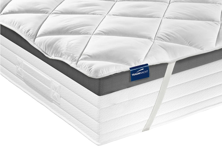 Traumnacht Komfort atmungsaktive Matratzenauflage 60x120 cm, Topper, Schoner für Matratzen bis 30 cm