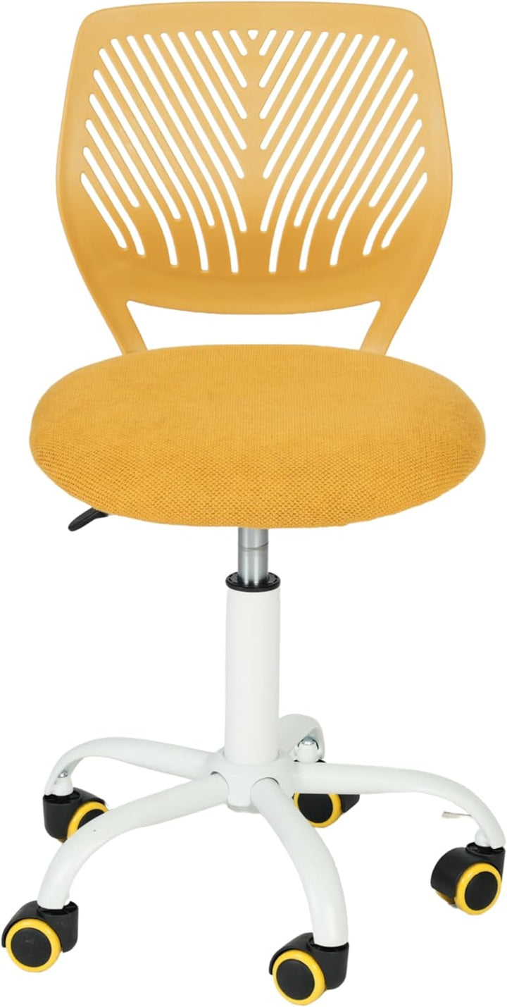 FurnitureR Kompakter Klassenstuhl, ergonomischer Sitz für Schule, Rückenlehne aus atmungsaktivem Net
