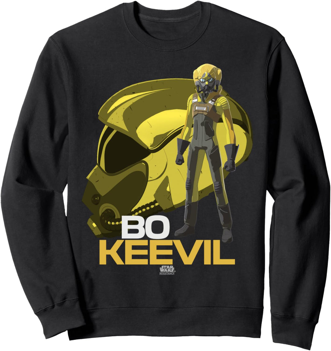 Star Wars Resistance Bo Keevil Helmet Poster Sweatshirt