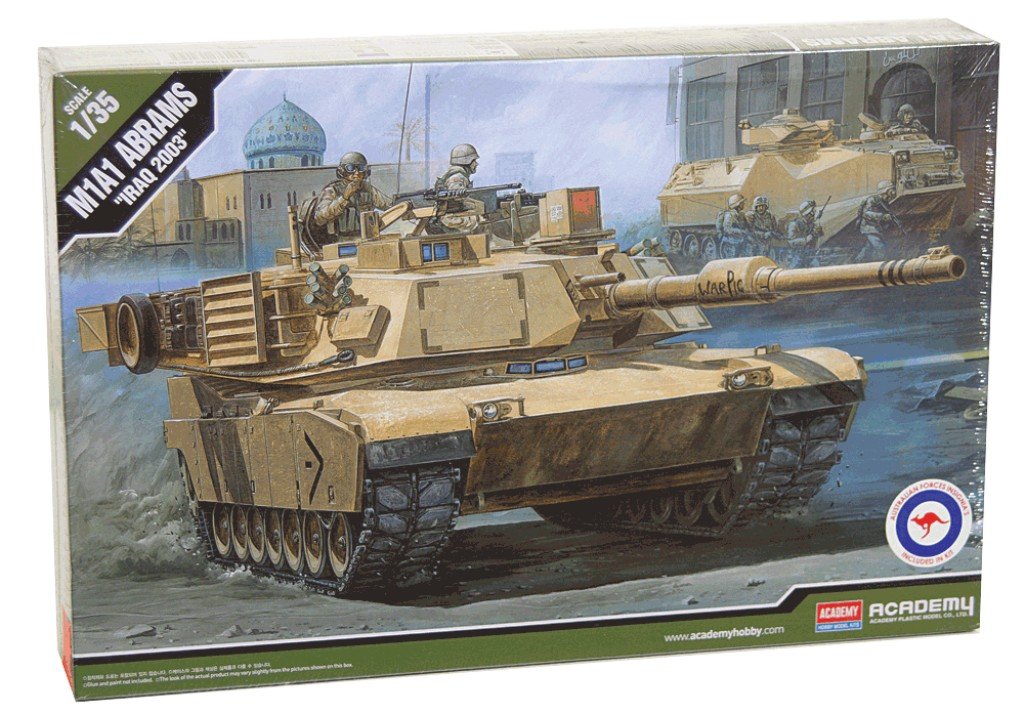 Academy AC13202 - 1/35 M1A1 Abrams Iraq 2003, Modellbau