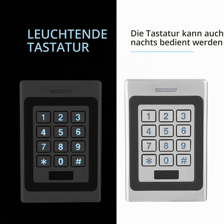 ASHATA RFID Türöffner Codeschloss, wasserdichte Tür Zutrittskontrollsystem Access Control System,RFI