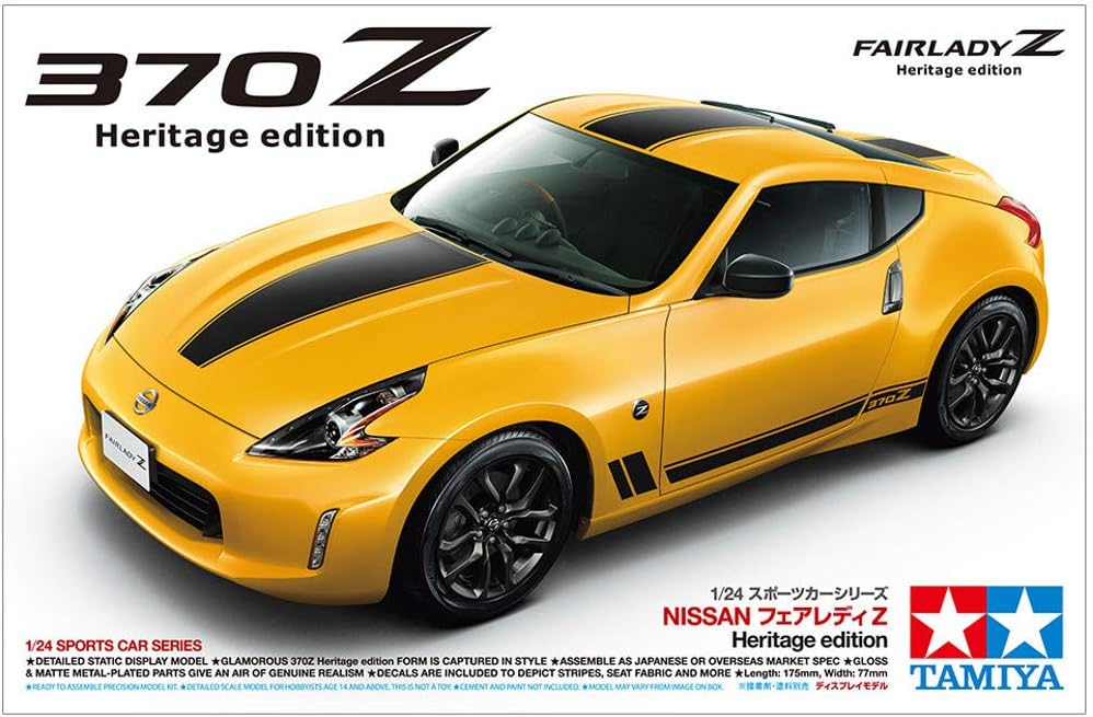 TAMIYA 24348 300024348 Nissan Fahrzeug 24348-1:24 370Z Heritage Edition, Modellbau, Plastik Bausatz,