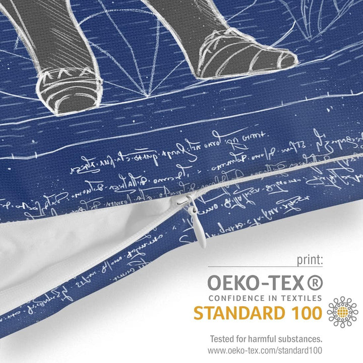 VOID Vitruvianischer Alfred Kissenbezug Kissenhülle Polyester wasserfest Outdoor Alchemist Anime Man