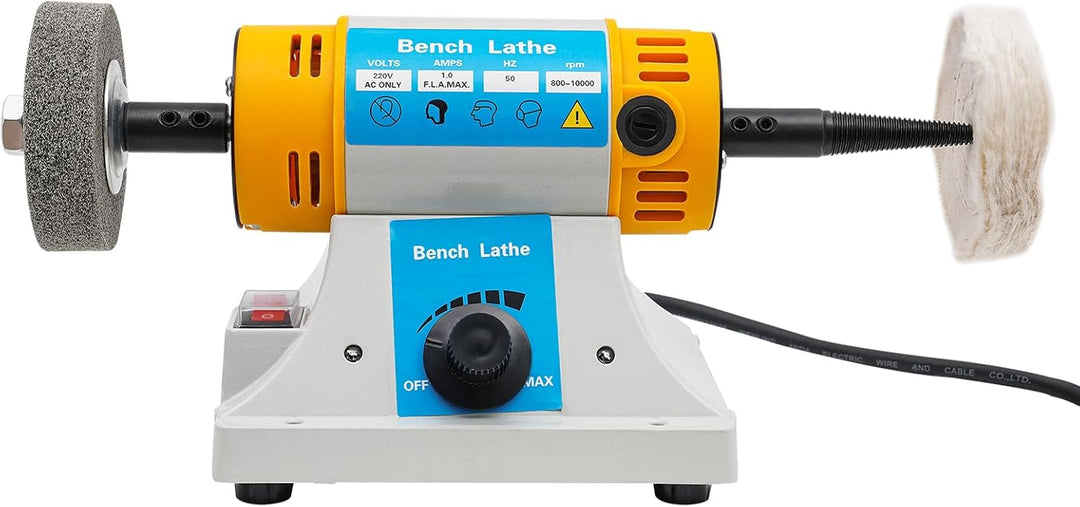 Tischpoliermaschine Multifunktionale Poliermaschine 320W Tischpolierer für Schmuck, Holz, Metall