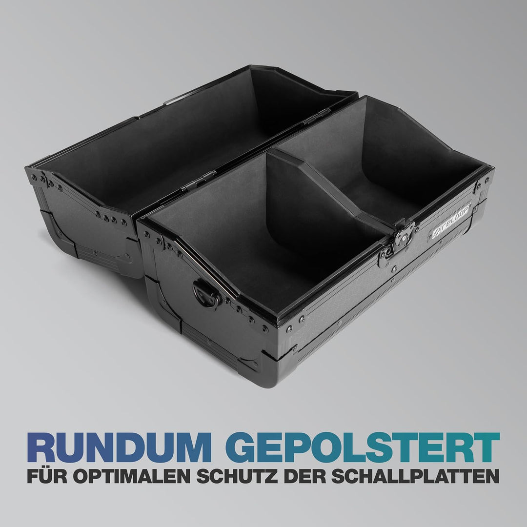 Reloop 7'' Record Case 150 Black - Robuste Konstruktion mit kratzfester Hexa-Oberfläche in mattem Sc