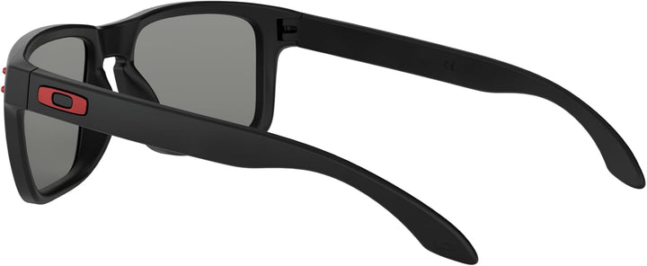 Oakley Sonnenbrille Holbrook W/Warm Matte Black / Positive Red Iridium, Matte Black / Positive Red I