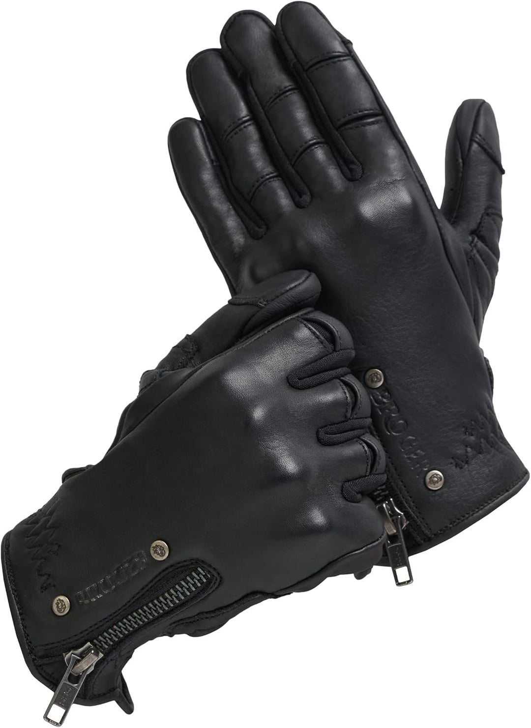BROGER Florida Lady Leder Motorradhandschuhe für Frauen Dyneema Fibre Knöchelschützer Perforation To