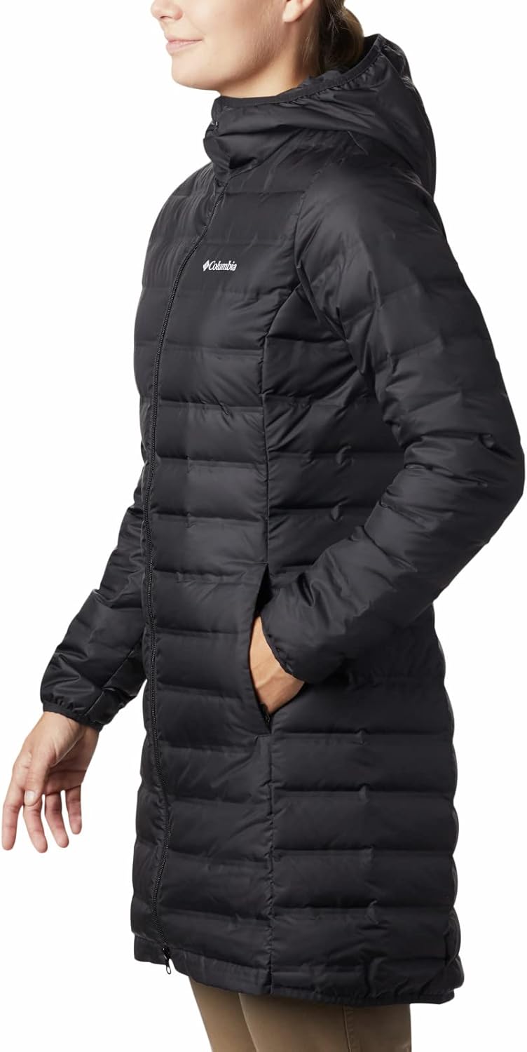 Columbia Lake 22 Daunen-Kapuzenjacke für Damen, Schwarz